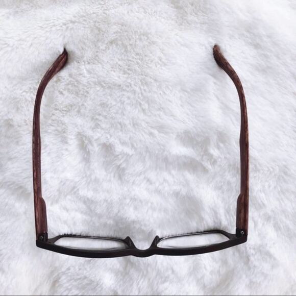 Hugo Light Wood Black Reading Glasses - Picture 5 of 9